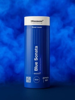 Цветной дым "Blue Sonata", синий, калибр 1.35", 40сек, 11,5см)