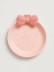 Тарелка "Pink bow", розовый, пластик (21.7*23.5*3 см) 