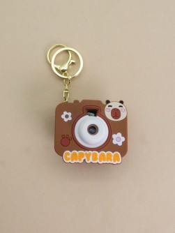 Брелок-фонарик "Capycamera", brown (8х5 см)