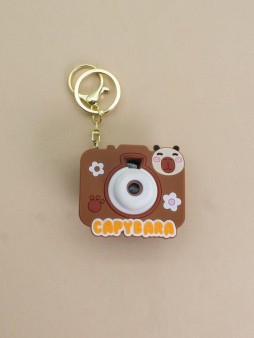 Брелок-фонарик "Capycamera", brown (8х5 см)
