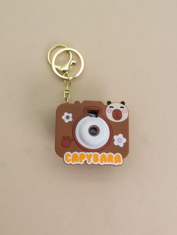 Брелок-фонарик &quot;Capycamera&quot;, brown (8х5 см) 