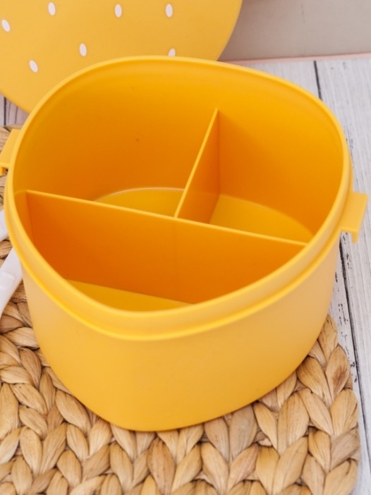 Ланчбокс &quot;Strawberry&quot;, yellow (750 мл) 