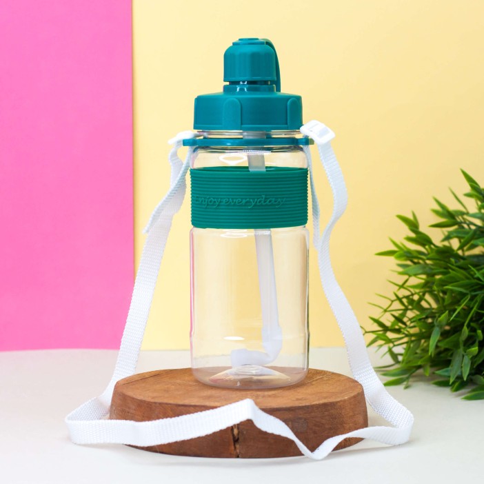 Бутылка спортивная "ENJOY EVERYDAY", green  600 мл. 