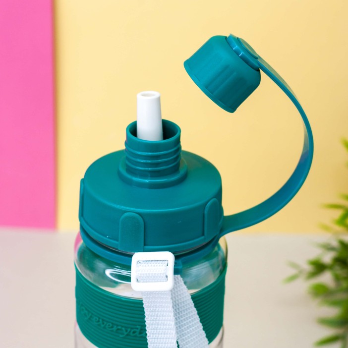 Бутылка спортивная "ENJOY EVERYDAY", green  600 мл. 