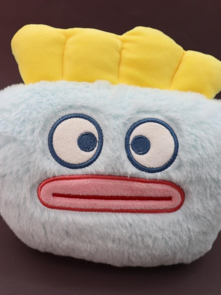Мягкая игрушка (3+) "Растение-монстр", синяя, 17 см