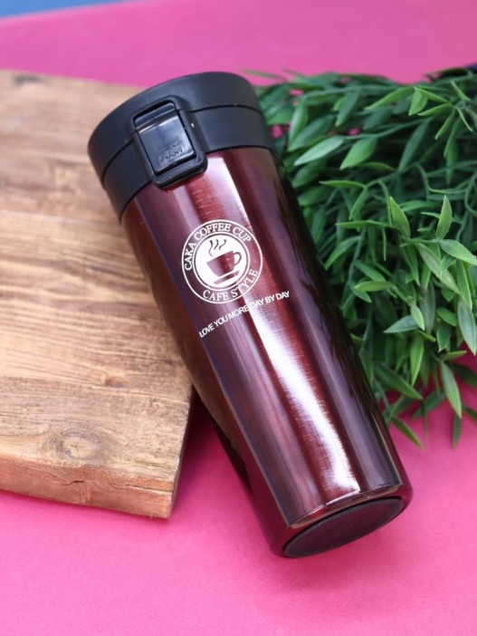 Термокружка «Love you more day by day», black (500 мл) 