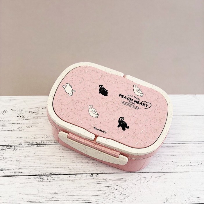 Ланчбокс &quot;Little rabbit&quot;, pink 