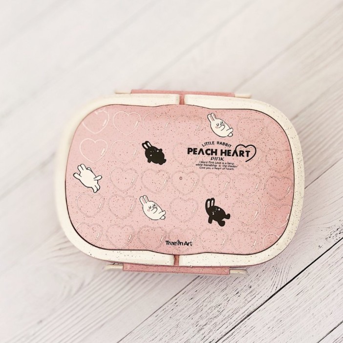 Ланчбокс "Little rabbit", pink 