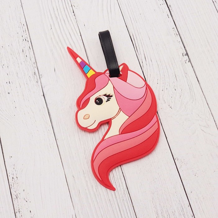 Бирка для багажа &quot;Unicorn&quot;, pink 