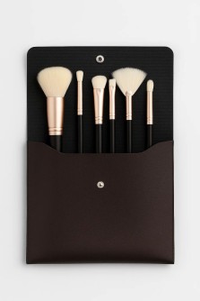 Набор кистей для макияжа "Classic", 7 кистей, black