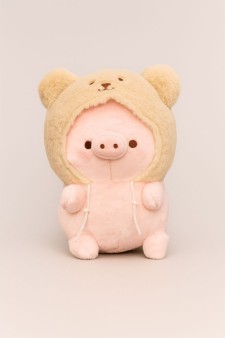 Мягкая игрушка "Bear hat pig", 20 см