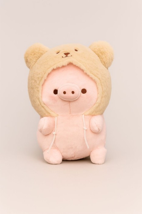 Мягкая игрушка "Bear hat pig", 20 см 