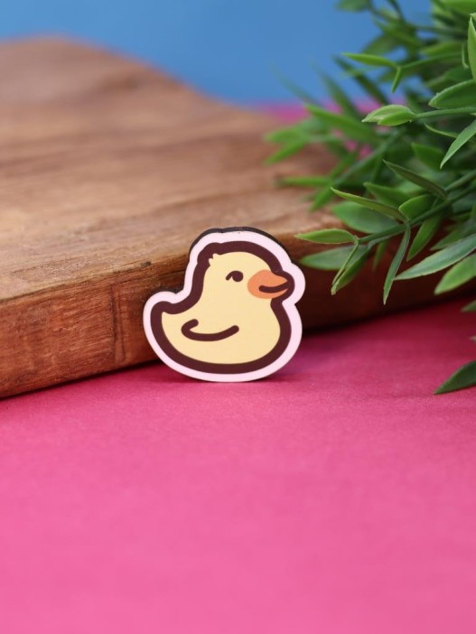 Значок ECO из дерева Lovely duck 