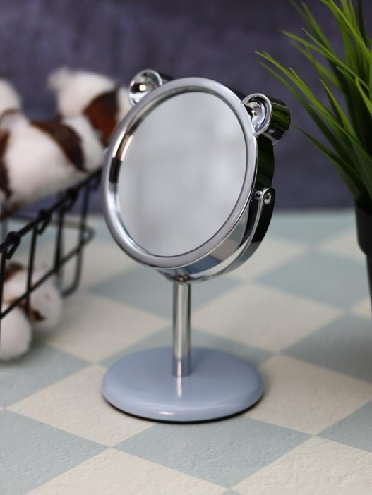 Зеркало настольное на ножке &quot;Relax cat&quot;, голубое (10,5*18 см) 