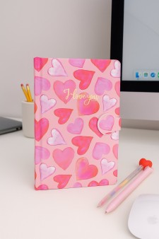 Блокнот (B6) "Love pattern", red (18.5*13)