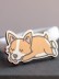 Резинка для волос ECO из дерева SLEEPING CORGI 