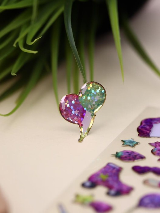 Наклейки объемные &quot;Shiny unicorn&quot; (20,5*9 см) 