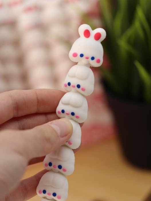 Ручка гелевая  &quot;Go rabbit happy&quot;, purple, шоу-бокс 36 шт. 