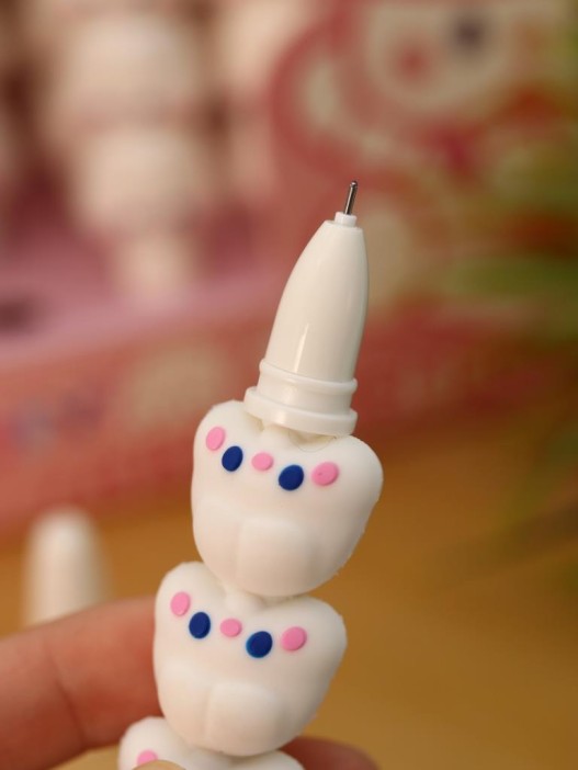 Ручка гелевая  &quot;Go rabbit happy&quot;, purple, шоу-бокс 36 шт. 