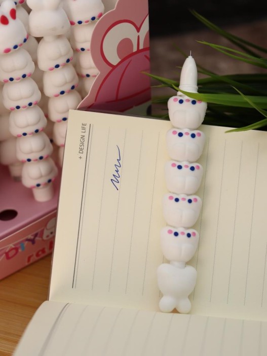 Ручка гелевая  &quot;Go rabbit happy&quot;, purple, шоу-бокс 36 шт. 