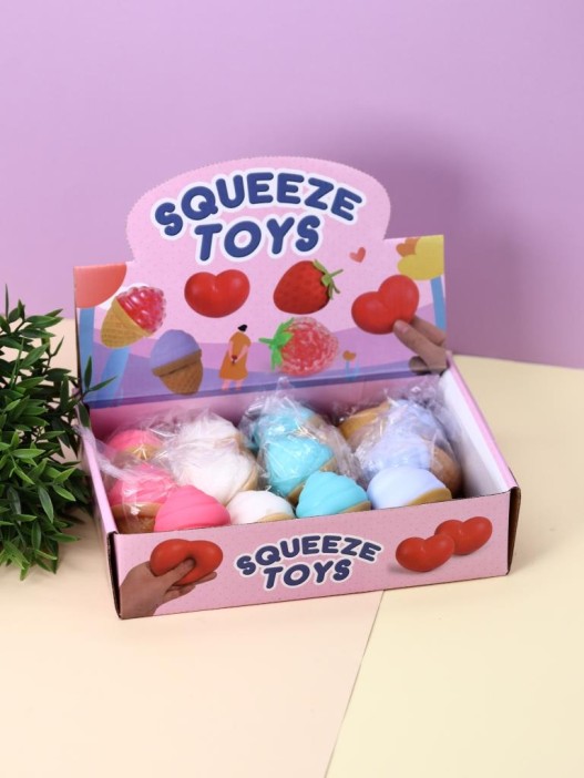 Мялка - антистресс «Squish ball», pink 