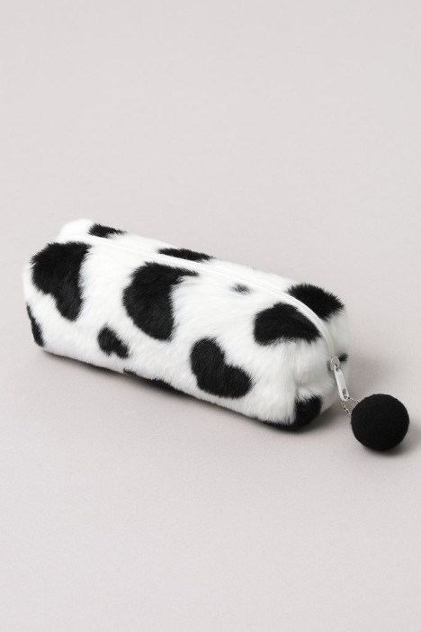 Пенал плюшевый &quot;Cow&quot;, white (19*5*7 см) 