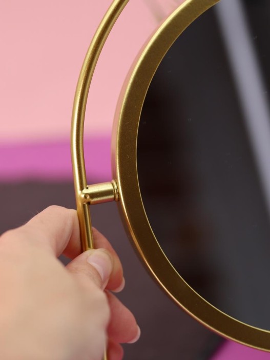 Зеркало настольное GIRLY &quot;Golden sun&quot;, yellow 