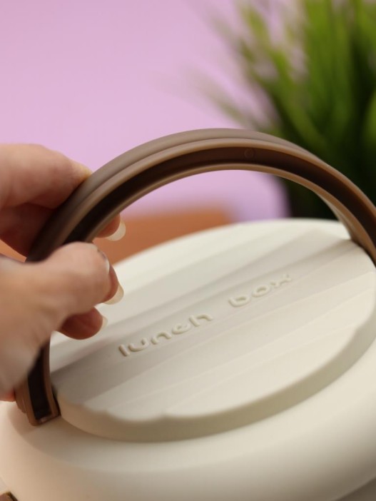 Ланчбокс «Round box» 2 яруса, white (1400 мл) 