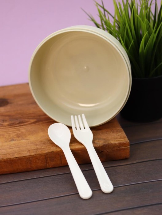 Ланчбокс «Round box» 2 яруса, white (1400 мл) 