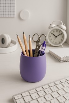 Стакан силиконовый "Cold hot", purple