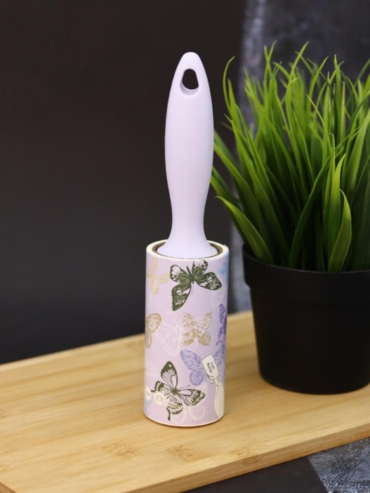 Ролик для чистки одежды &quot;Purple butterflies&quot;, 10 см*60 листов 