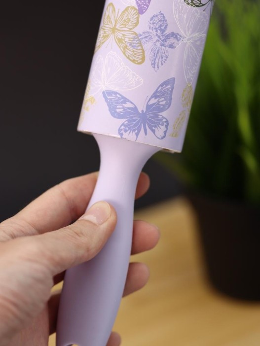 Ролик для чистки одежды &quot;Purple butterflies&quot;, 10 см*60 листов 