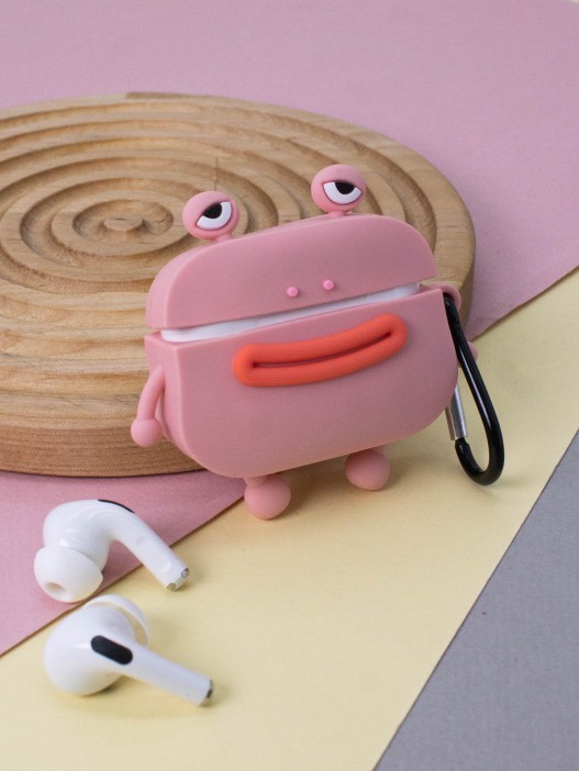 Чехол для AirPods Pro &quot;Lazy frog&quot;, pink 