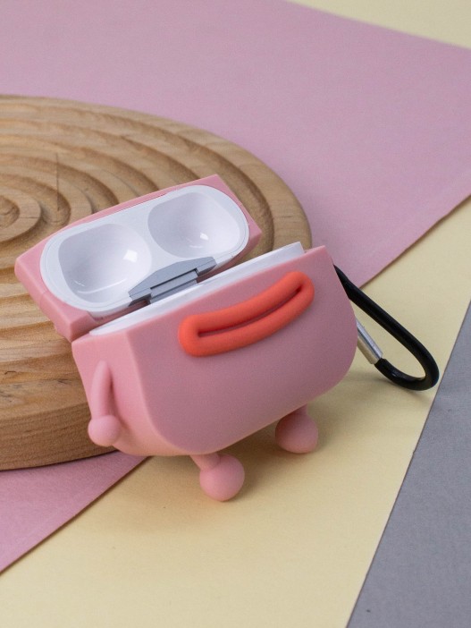 Чехол для AirPods Pro &quot;Lazy frog&quot;, pink 