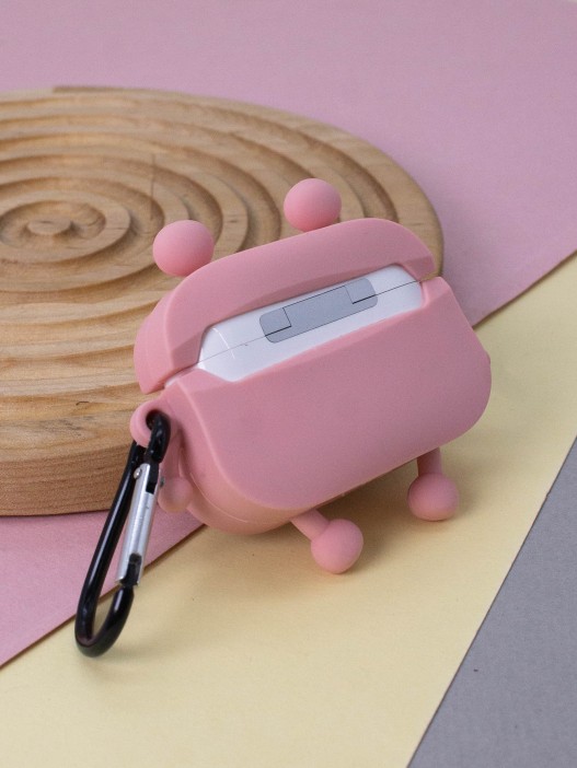 Чехол для AirPods Pro &quot;Lazy frog&quot;, pink 