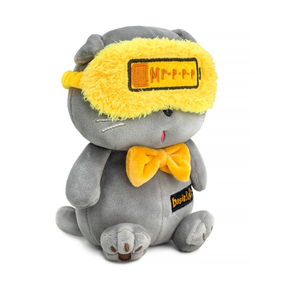 Мягкая игрушка "Кот Басик "На подзарядке" (16 см)