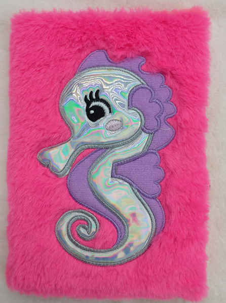 Блокнот плюшевый «Sea horse», , 21,5х15 см, плотность 70 гр. 