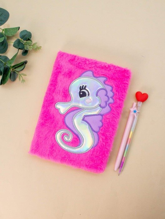 Блокнот плюшевый «Sea horse», , 21,5х15 см, плотность 70 гр. 