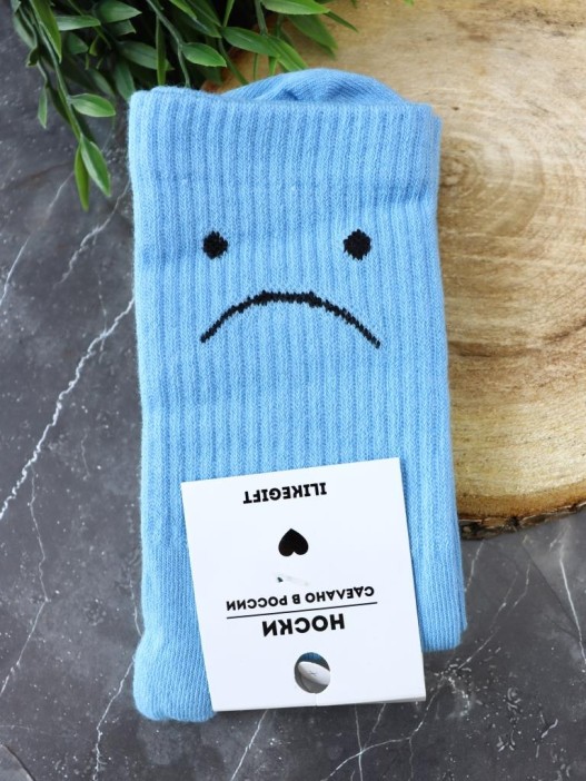 Носки женские &quot;Negative from you&quot;, р. 35-40, голубой 