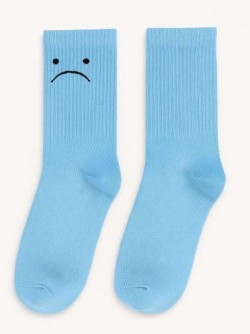 Носки женские "Negative from you", р. 35-40, голубой