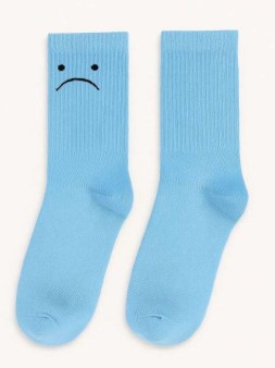 Носки женские "Negative from you", р. 35-40, голубой