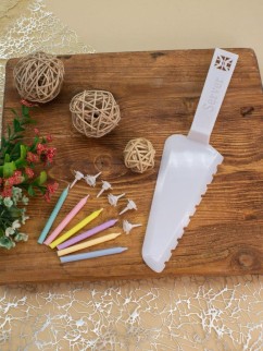 Набор свечей с лопаткой для торта &quot;Slice&amp;light&quot; 24 шт., multicolor (7,8 см)