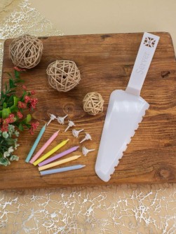 Набор свечей с лопаткой для торта "Slice&light" 24 шт., multicolor (7,8 см)
