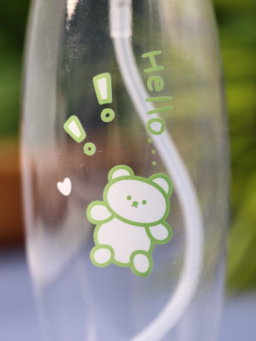 Дорожная бутылочка &quot;Bear hello&quot;, green (85 ml) 