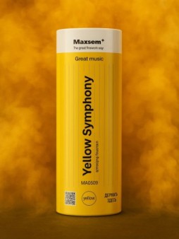 Цветной дым "Yellow Symphony", желтый, калибр 1.35", 40сек, 11,5см)