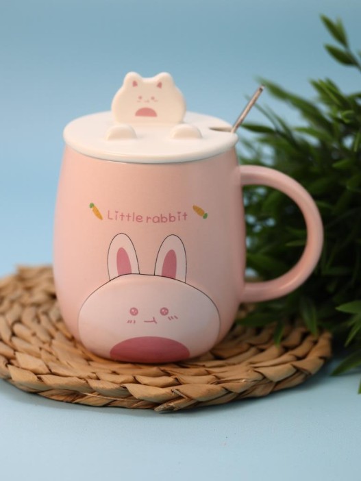 Кружка "Ball Rabbit white", pink (440 мл) 
