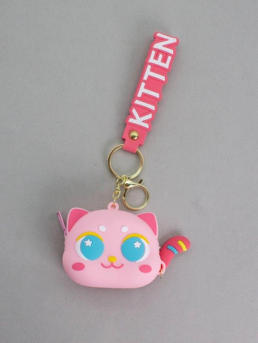 Брелок-кошелёк &quot;Anime kitten&quot;, pink (4,5*5 см) 
