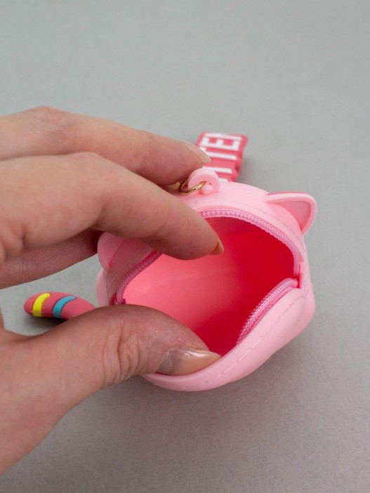 Брелок-кошелёк &quot;Anime kitten&quot;, pink (4,5*5 см) 