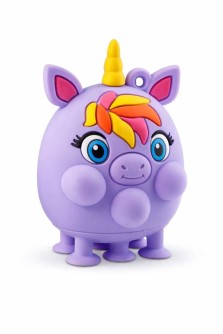Брелок-антистресс на присосках "Unicorn", purple (5см)
