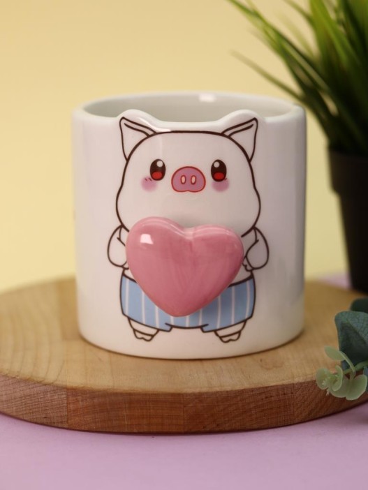 Кружка керамическая «Piglet and Love», 460 ml 